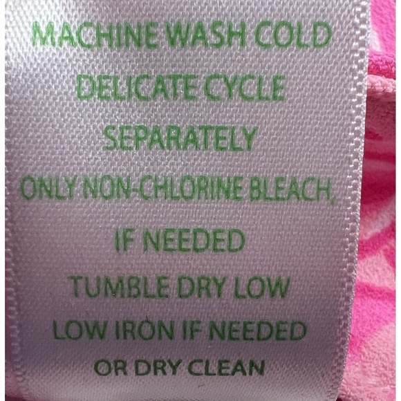 Lilly Pulitzer 10 Pink Blossom FOXY LLAMA FOLA SET Sleeveless Top & Shorts Golf - Picture 10 of 15